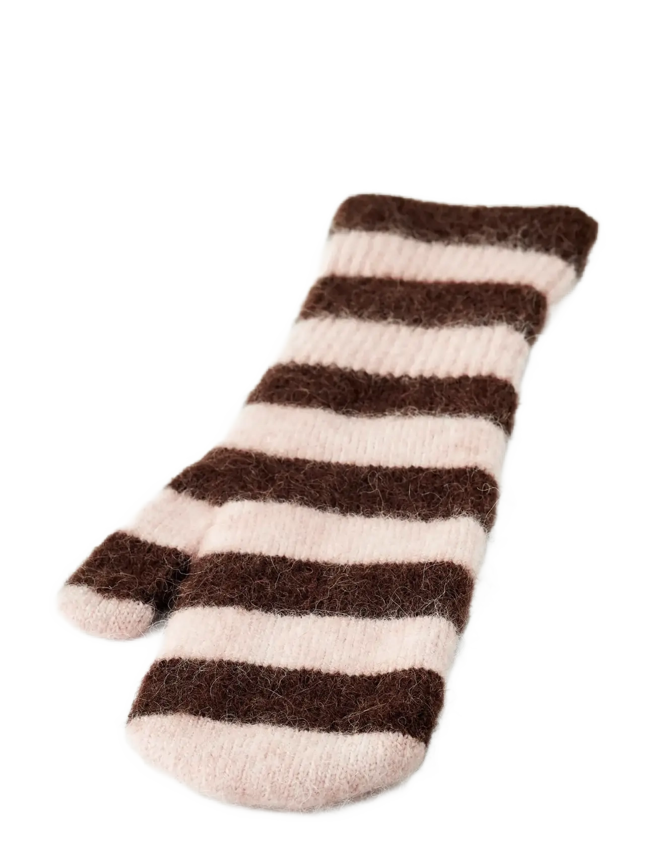 Hestra - Moritz Stripe Mitt - fäustlinge - parfait/tabac - 2