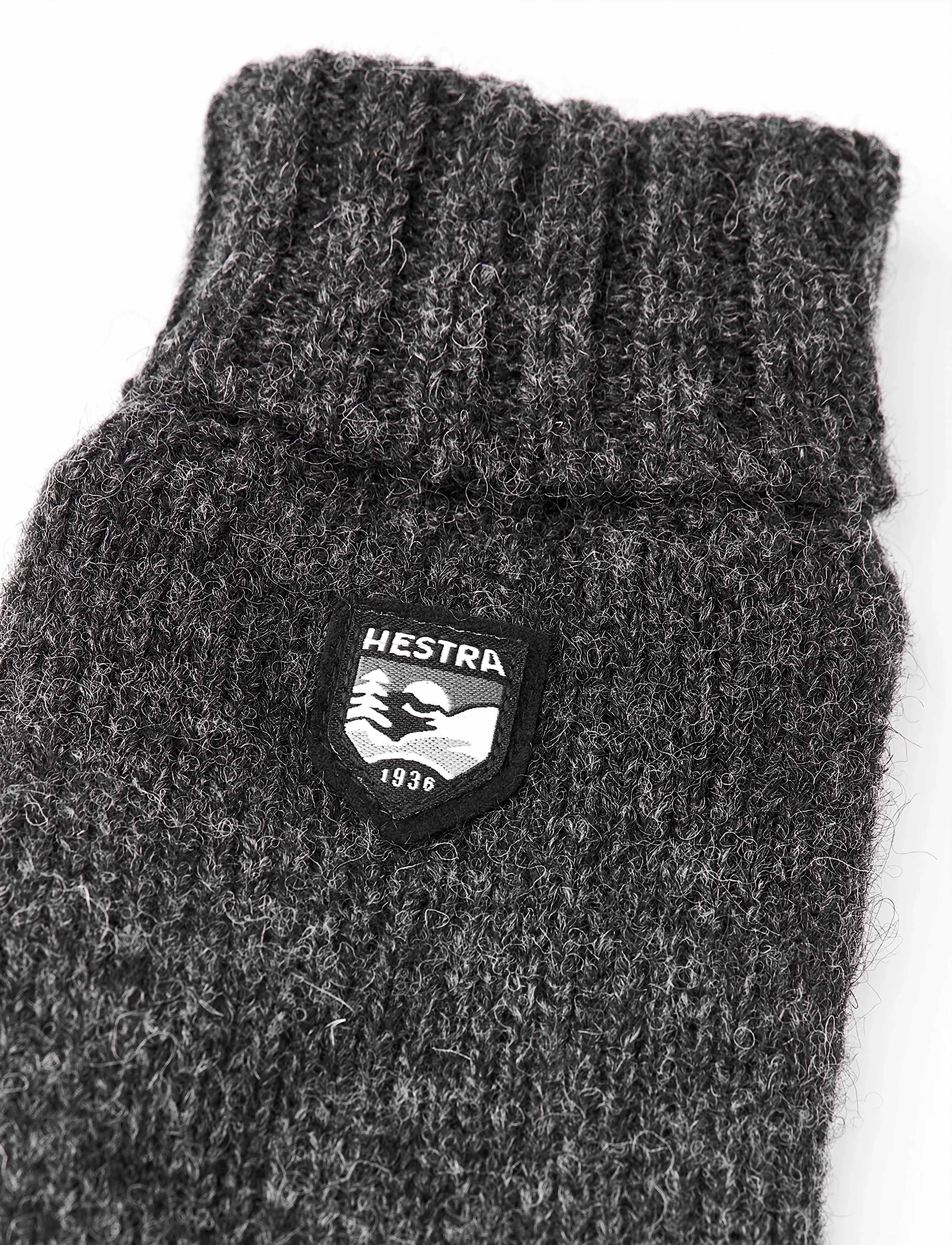 Hestra - Basic Wool Glove - charcoal - 1