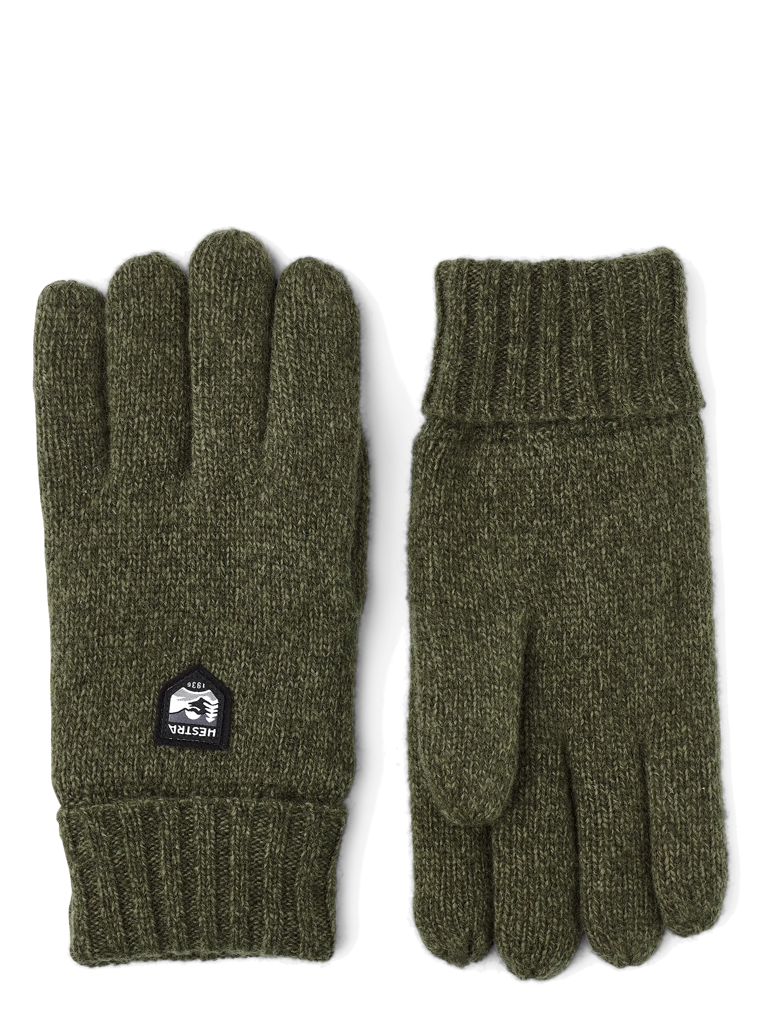 Hestra Basic Wool Glove Olive - Hestra - OLIVE / green