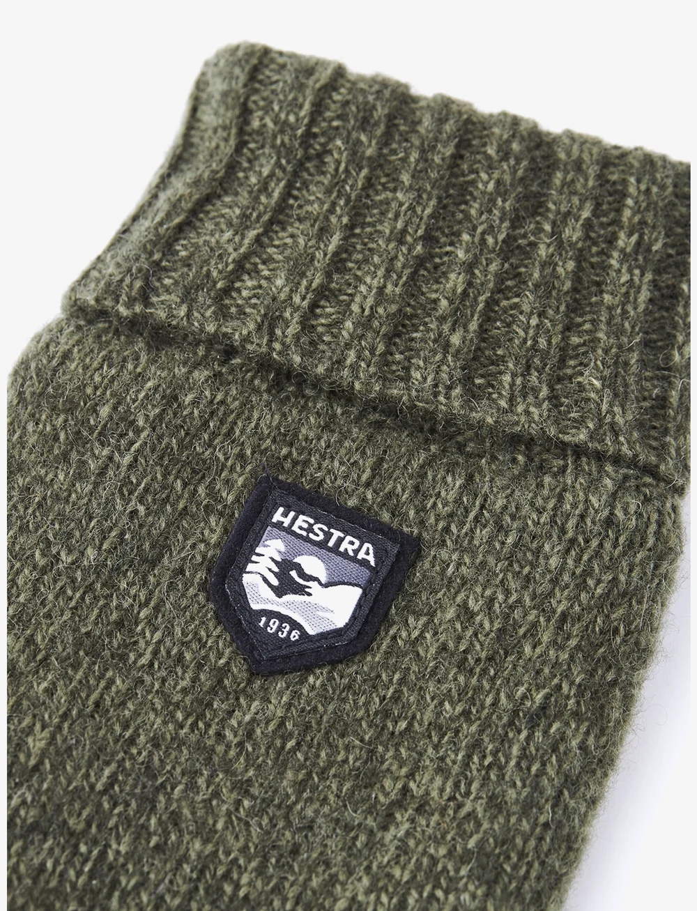 Hestra - Basic Wool Glove Olive - accessoires - olive - 1