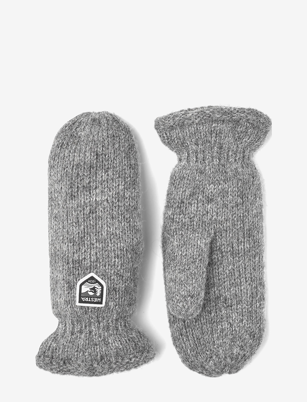 Hestra - Basic Wool Mitt - huer & handsker - grey - 0