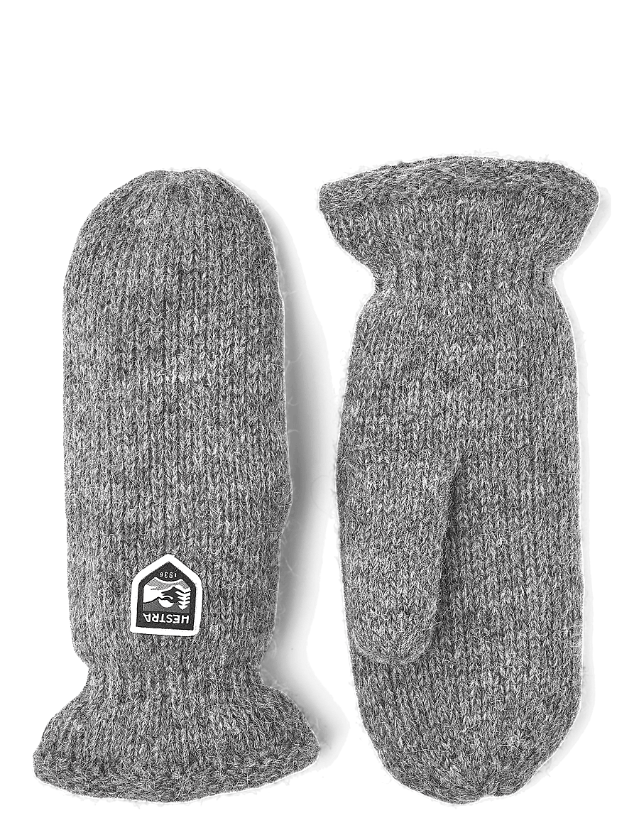 Hestra - Basic Wool Glove - accessories - grey - 0