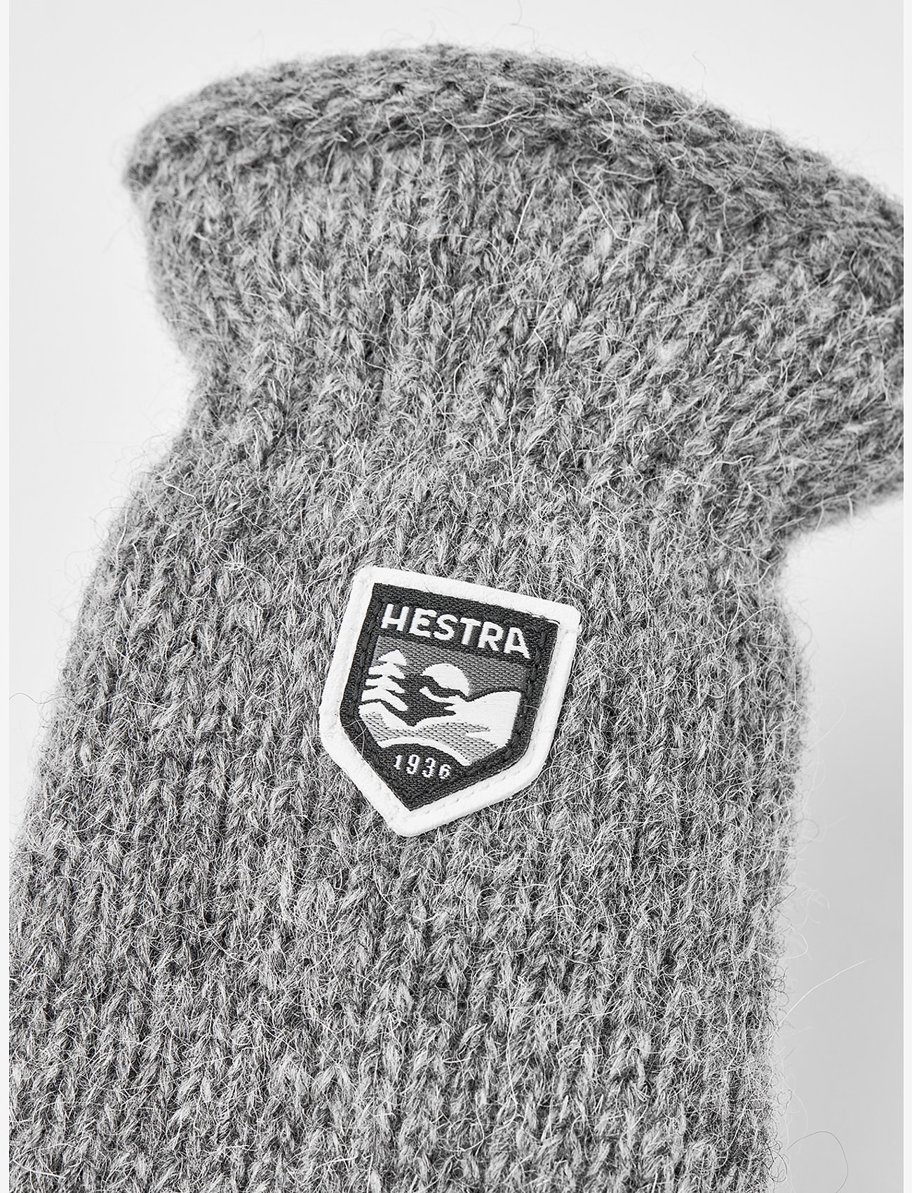 Hestra - Basic Wool Mitt - huer & handsker - grey - 1