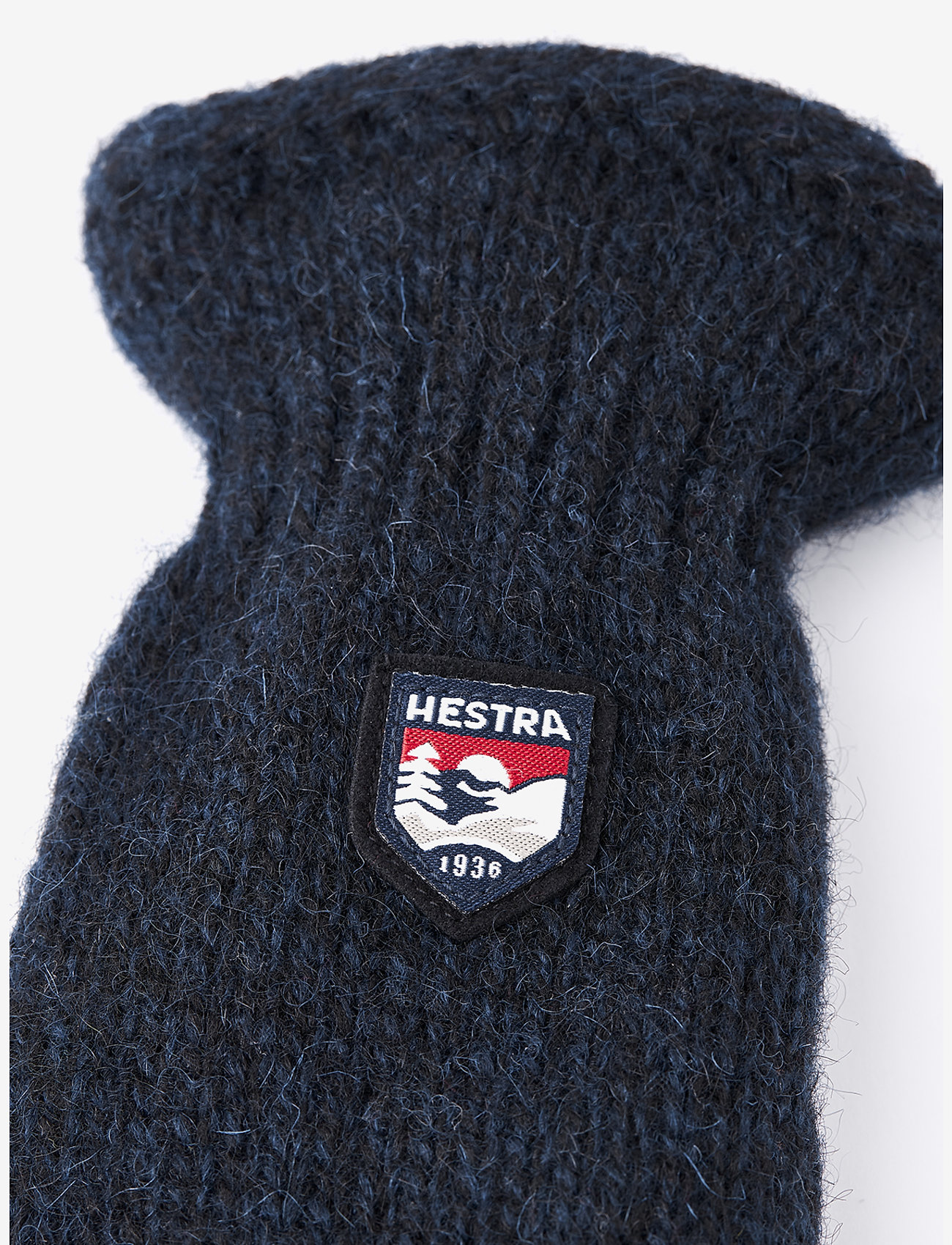 Hestra - Basic Wool Mitt Offwhite - pigimütsid & kindad - navy - 1