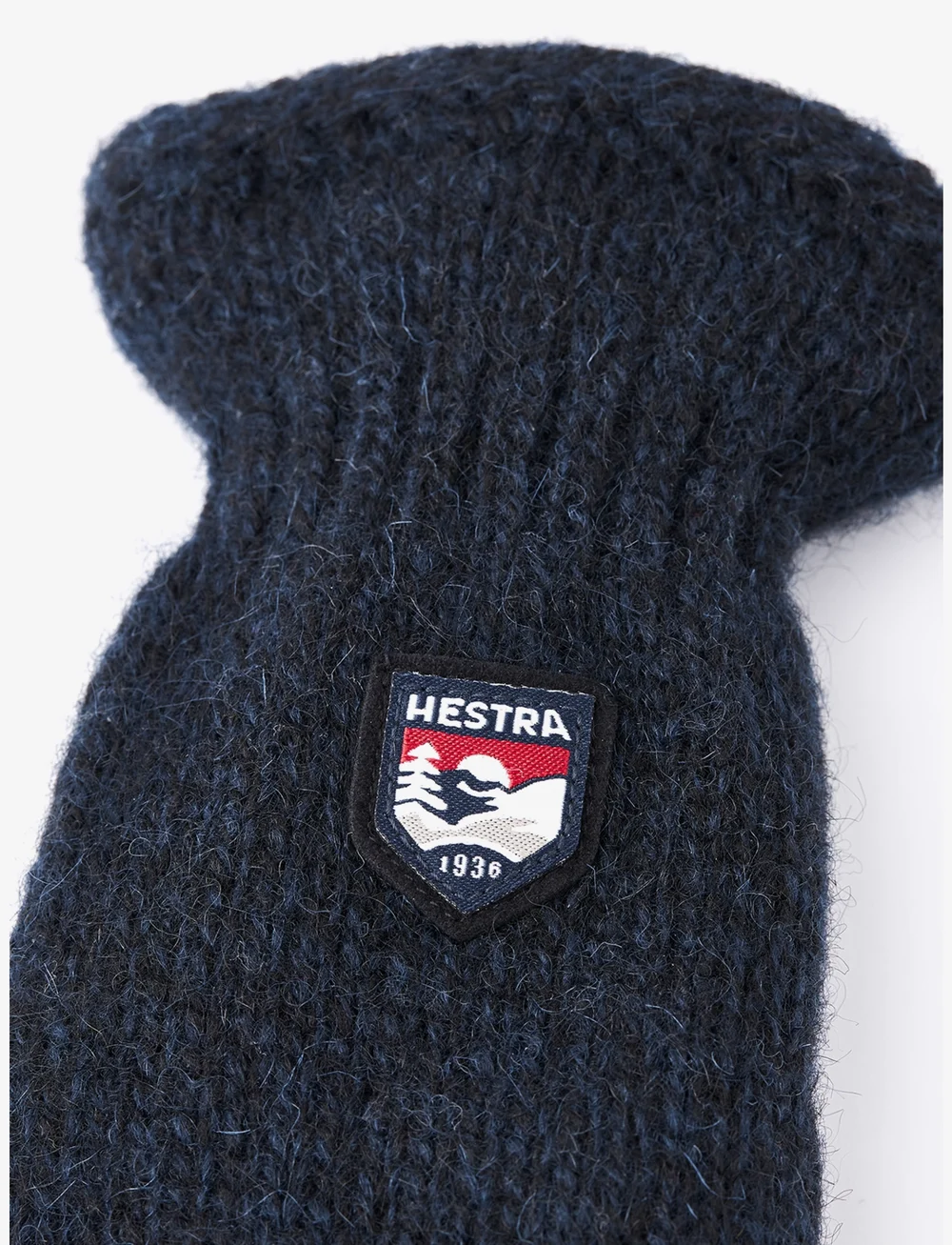 Hestra - Basic Wool Mitt Offwhite - accessories - navy - 1