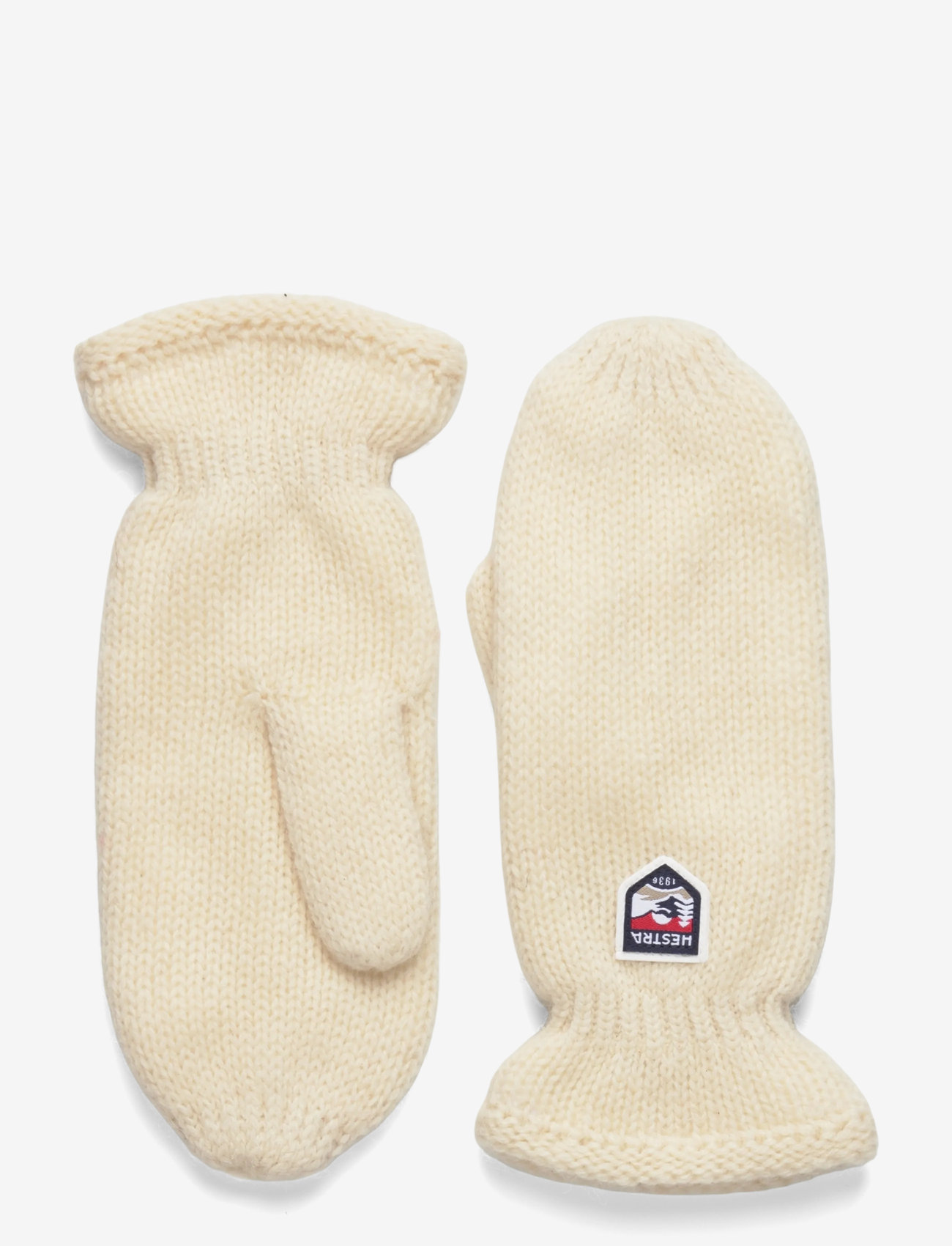 Hestra - Basic Wool Mitt - pigimütsid & kindad - offwhite - 0