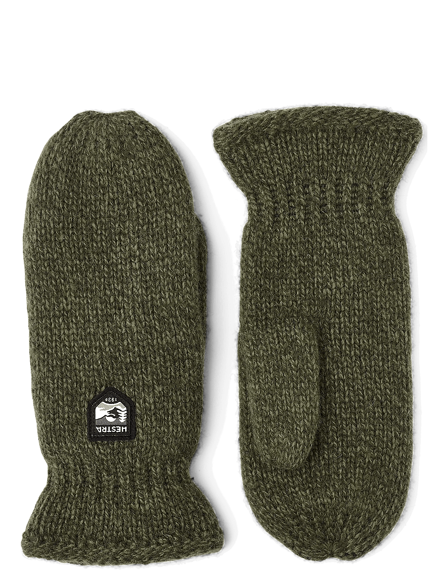 Hestra - Basic Wool Glove - accessories - olive - 0