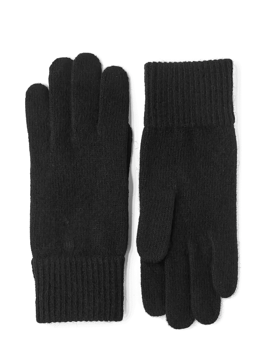 Hestra - Ladies' cashmere glove 2½ Bt - cashmere - black - 0