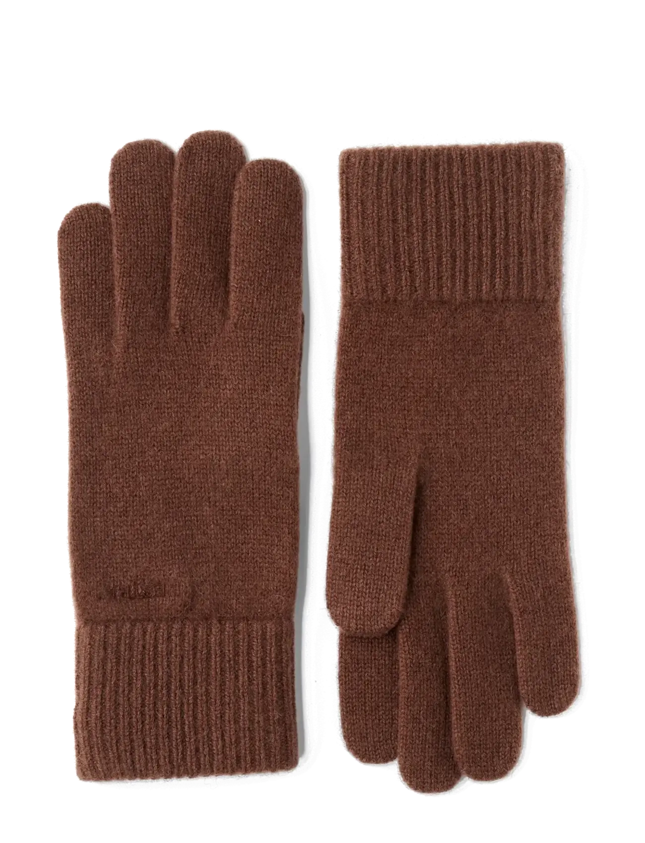 Hestra Ladies' cashmere glove 2½ Bt Black - Strickmode - CAMEL / brown