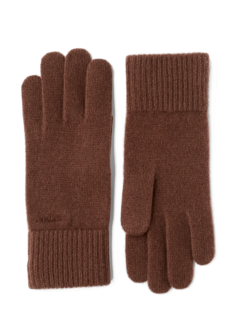 Hestra - Ladies' cashmere glove 2½ Bt Black - kaschmir - camel - 0