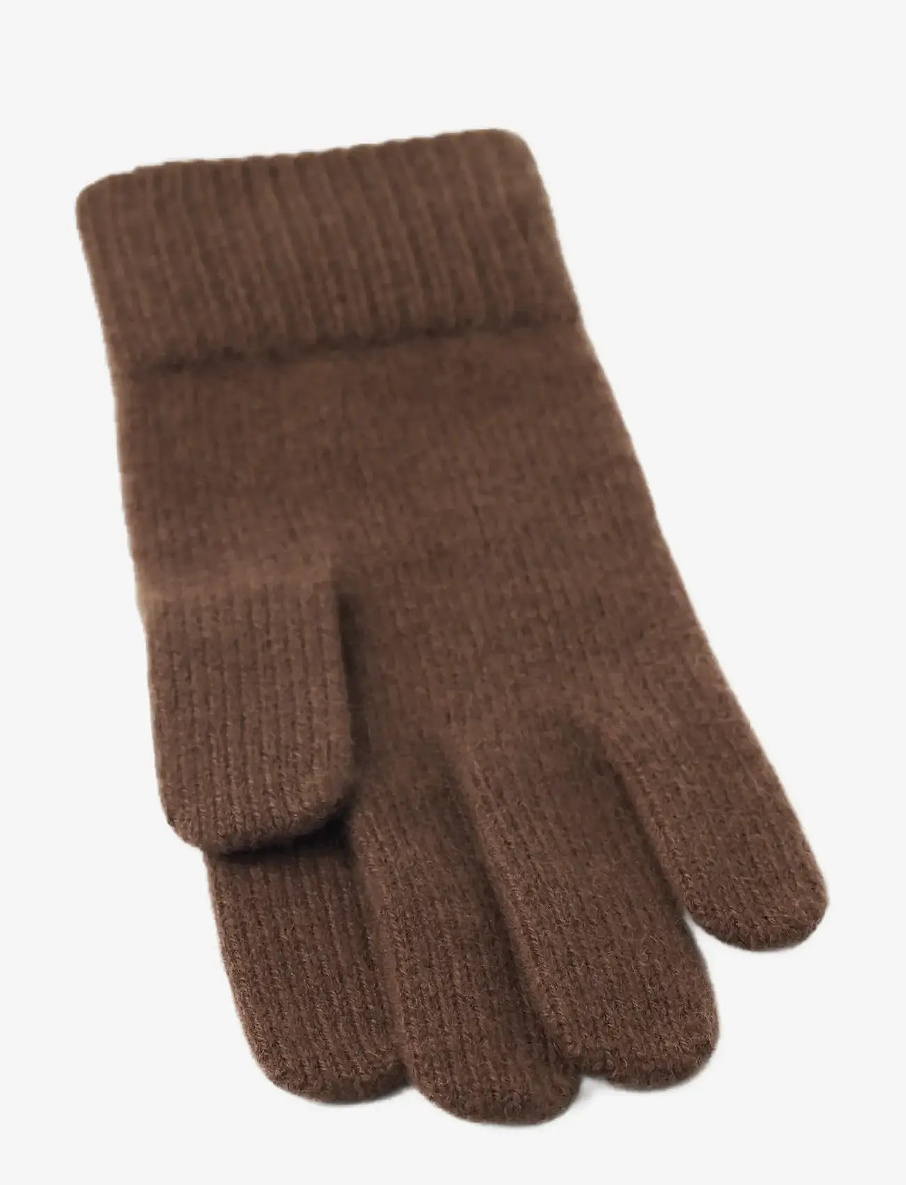 Hestra - Ladies' cashmere glove 2½ Bt Black - kaschmir - camel - 1