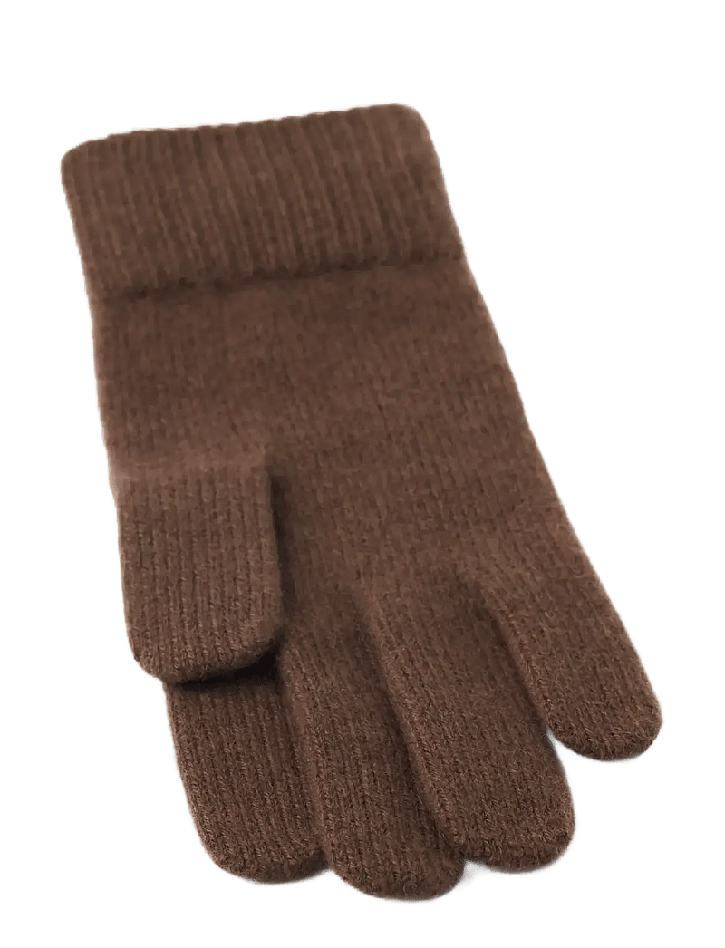 Hestra - Ladies' cashmere glove 2½ Bt Black - kaschmir - camel - 1