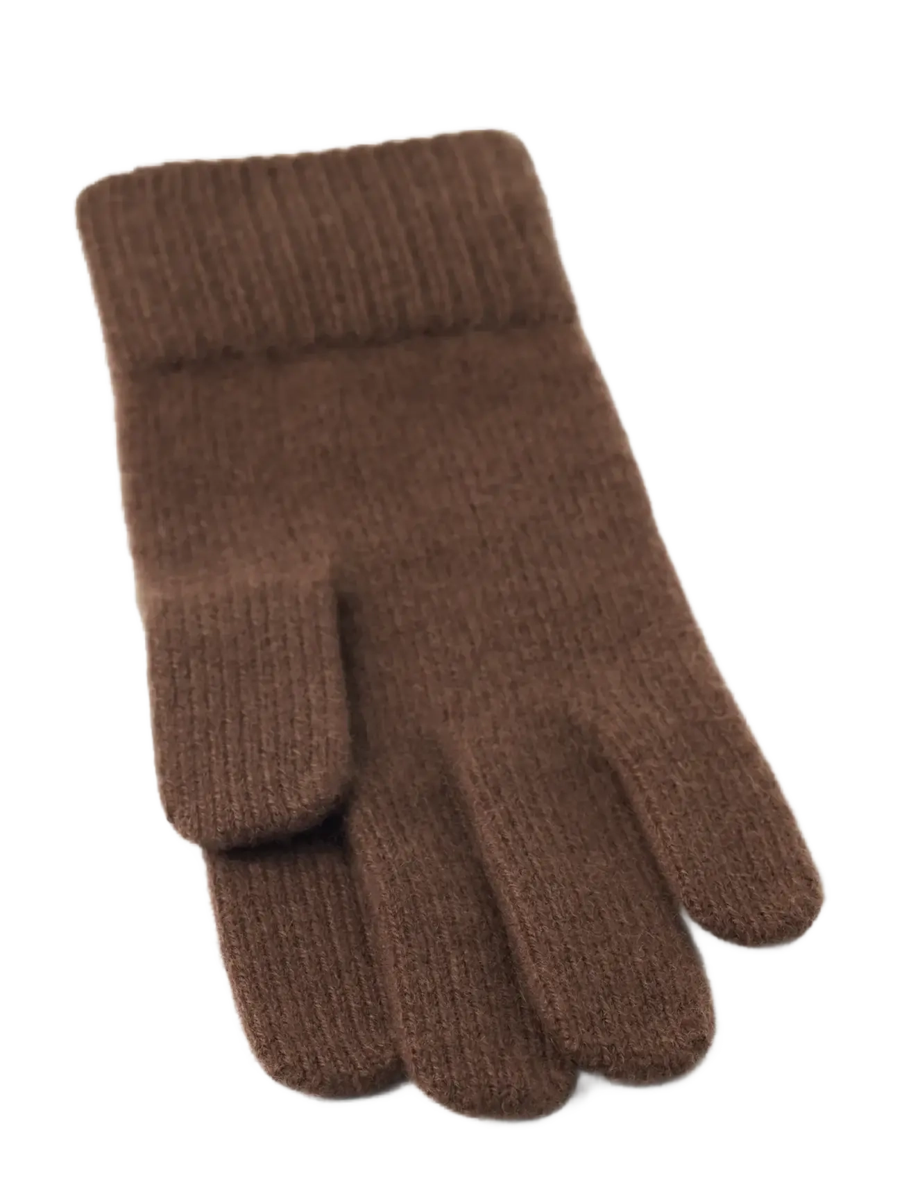 Hestra - Ladies' cashmere glove 2½ Bt Black - kaszmir - camel - 1