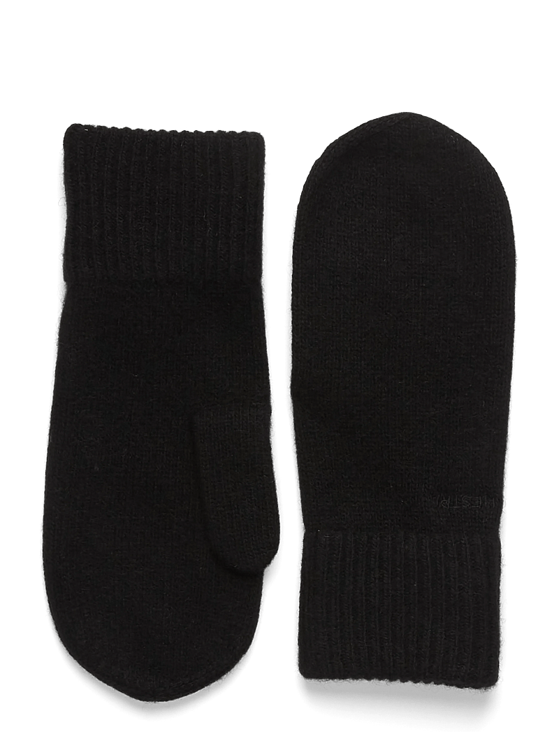 Hestra - Ladies' cashmere mitt 2½ Bt Black - cashmere - black - 0