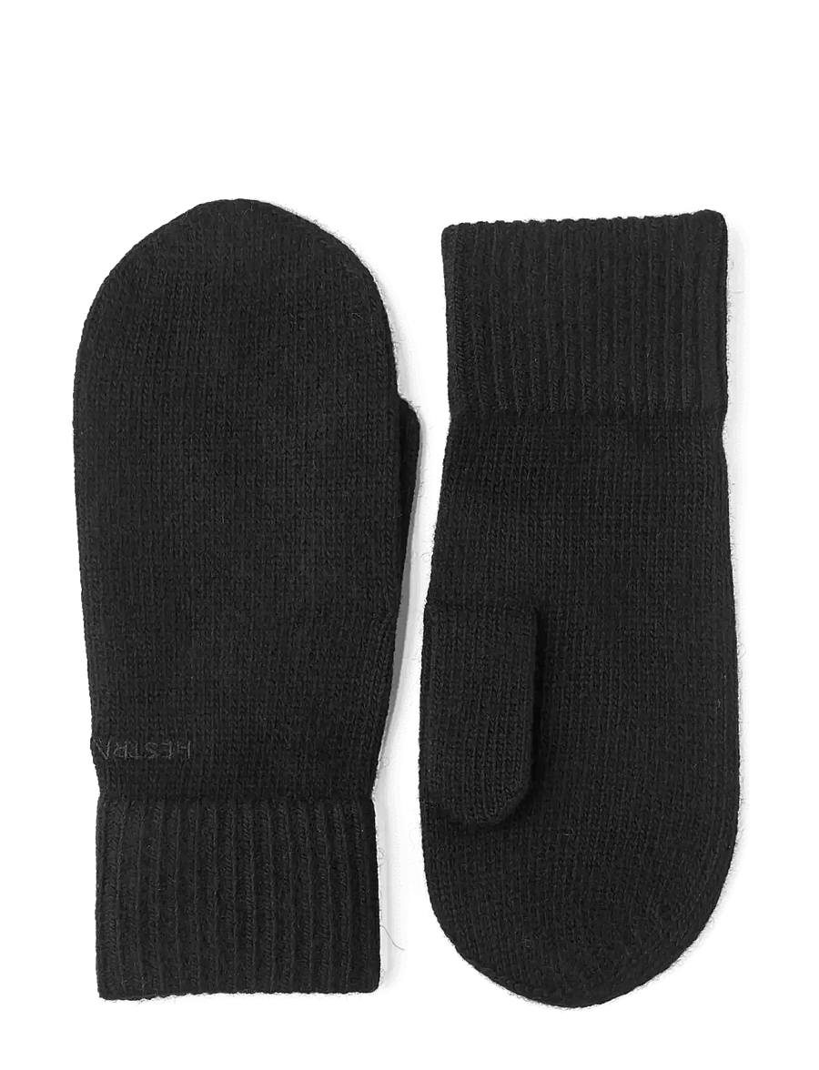 Hestra - Ladies' cashmere mitt 2½ Bt Black - cashmere - black - 0