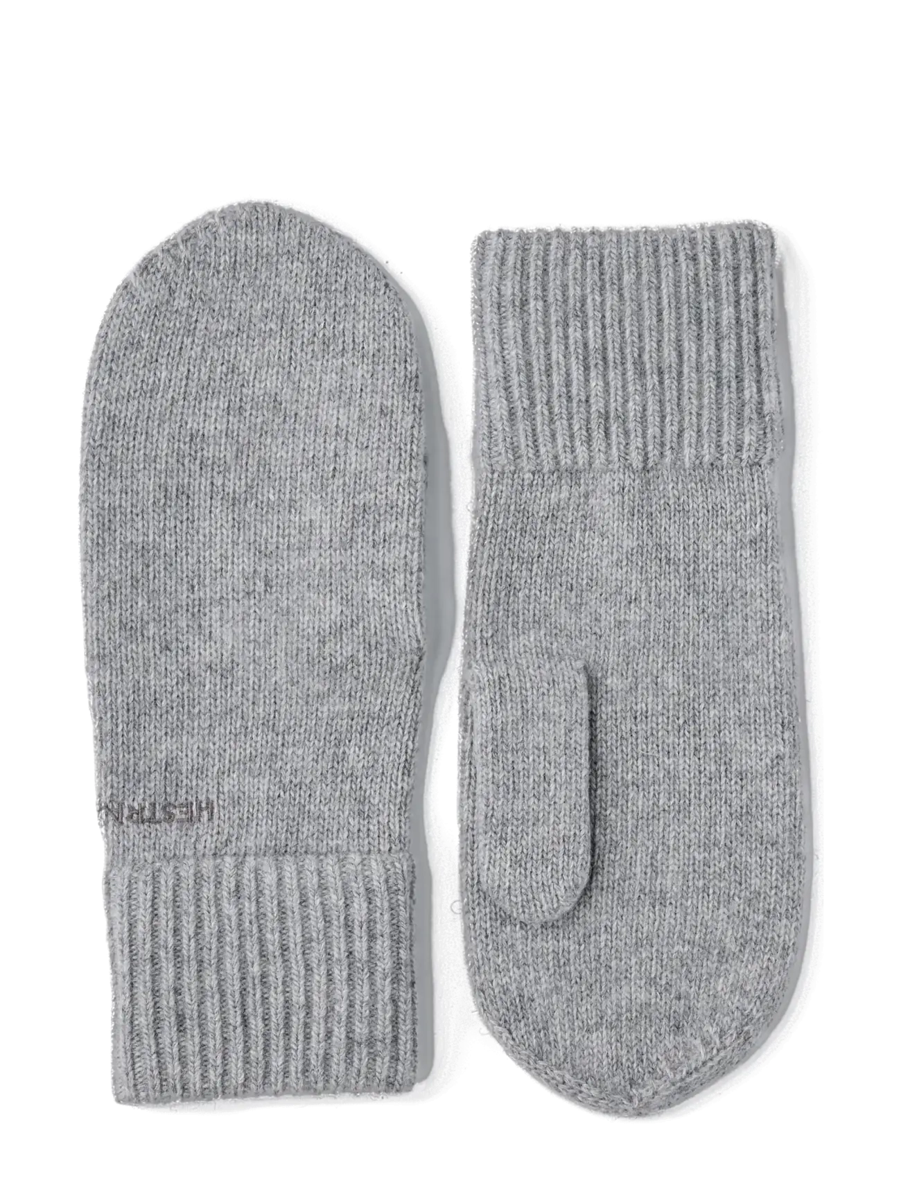 Hestra Ladies' Cashmere Mitt 2½ Bt, Kvinder, Strikvanter, Grå, Str: ONE SIZE