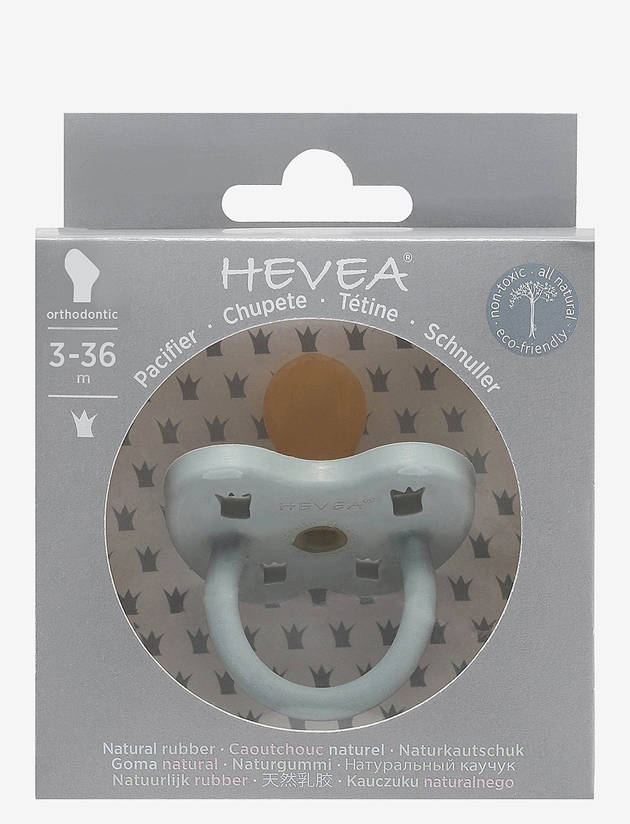 HEVEA - Pacifier orthodontic 3-36 months - gorgeous grey - 3