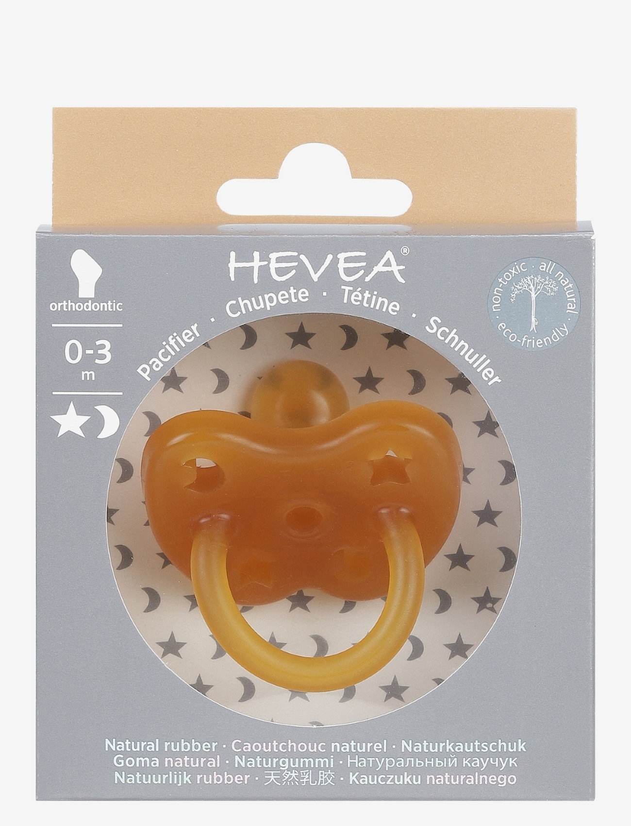 HEVEA - Pacifier orthodontic 0-0,3s - schnuller - classic - 3