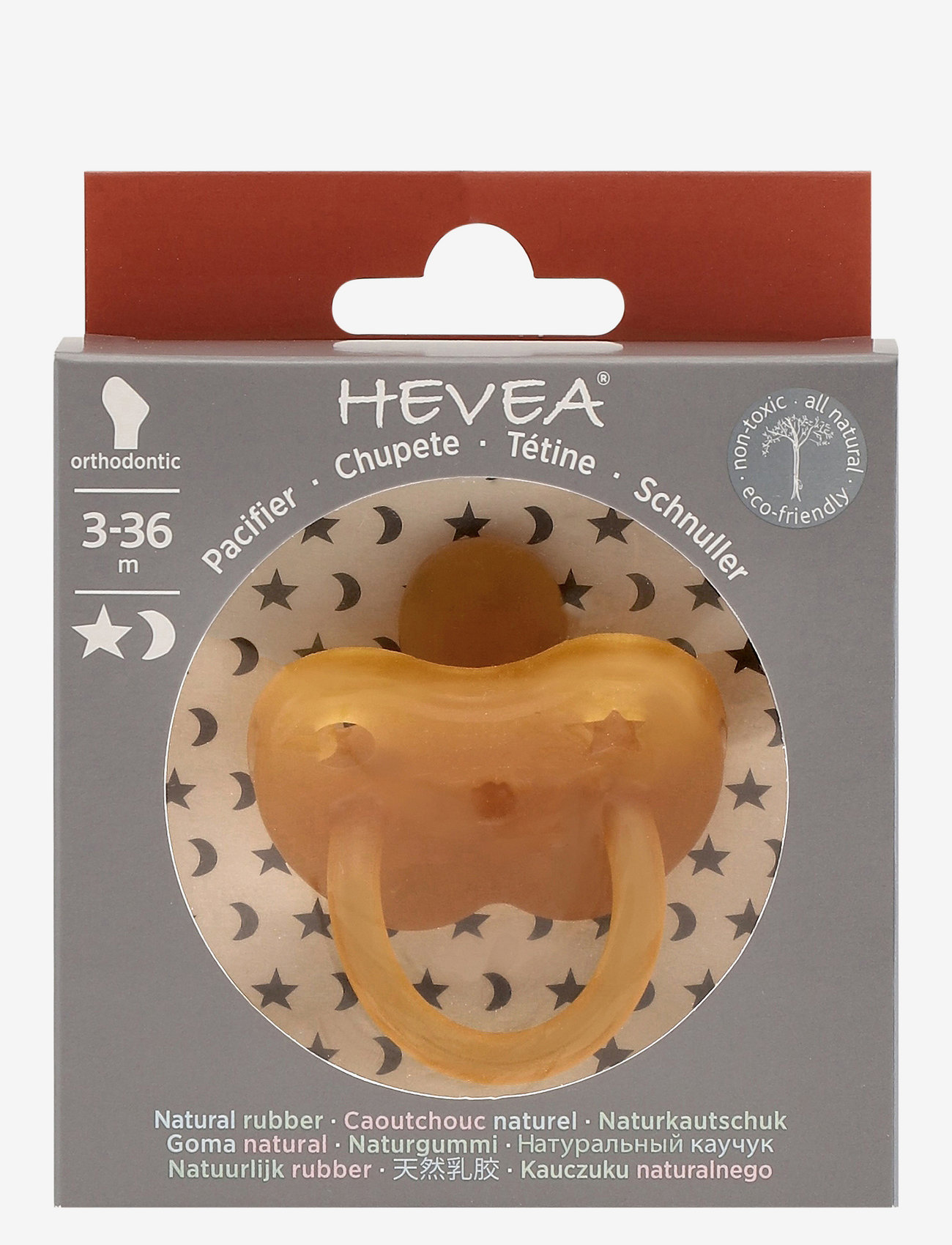 HEVEA - Pacifier orthodontic 3-36 months - schnuller - classic - 3