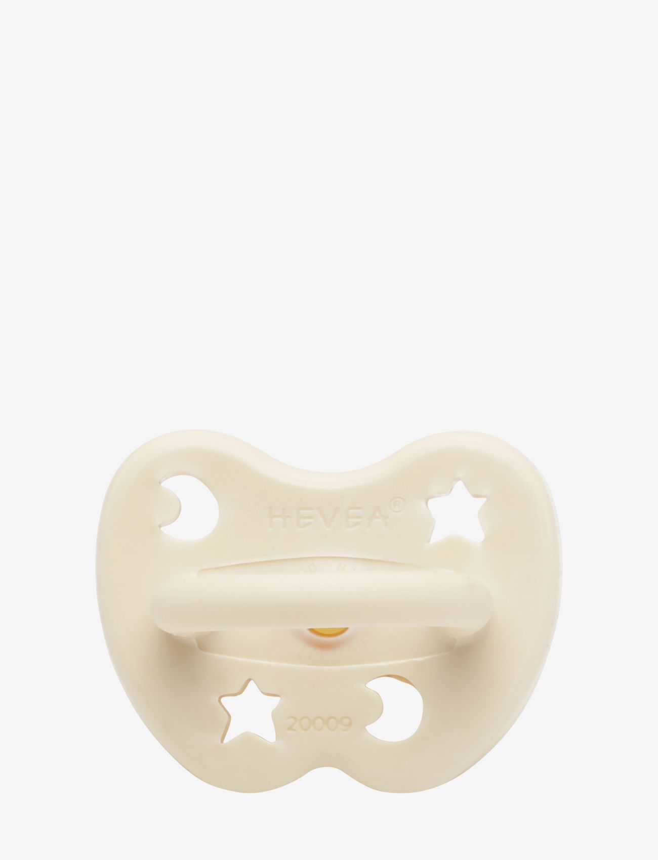 HEVEA - Pacifier round 0-0,3s - nappar - milky white - 2