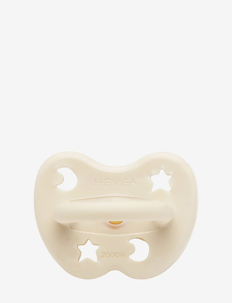 HEVEA - Pacifier round 0-0,3s - nappar - milky white - 2