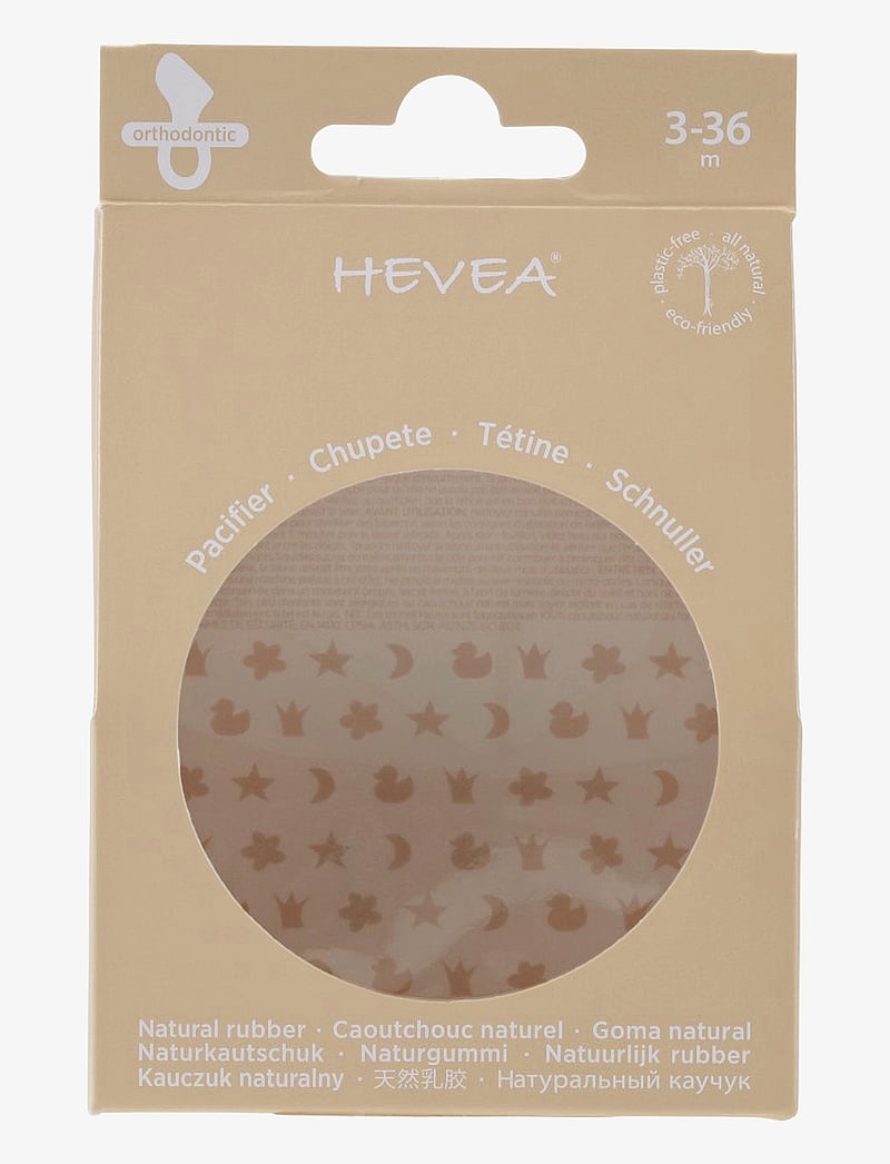 HEVEA - HEVEA Pacifier 3-36 months Orthodontic, 2 pack - tutit - sandy nude & tan beige - 3