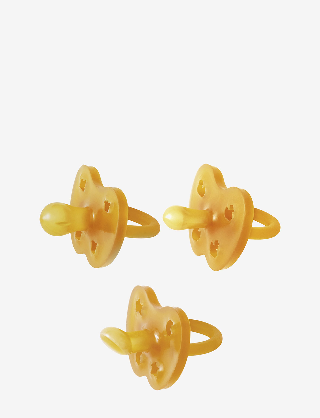 HEVEA - Trial Trio-Pack Natural Rubber Pacifiers - Three Teat Mix for Newborn 0+ Months - tétines - natural - 1