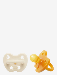 Two-Pack Round Pacifier 3-36 Months, HEVEA