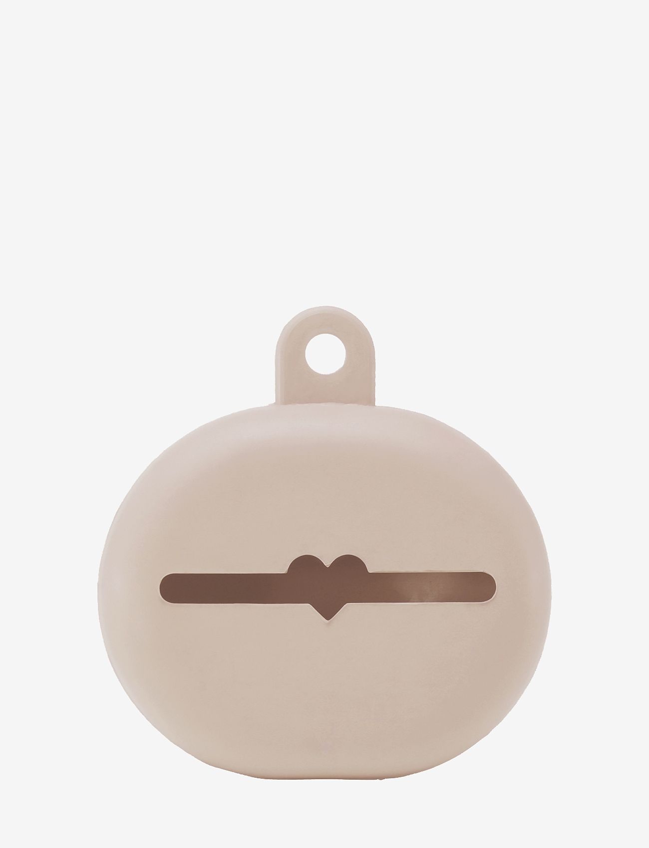 Pacifier Keeper Case, natural rubber - SANDY NUDE