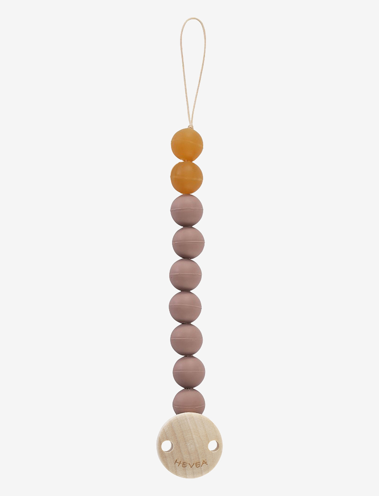 HEVEA Pacifier Holder, natural rubber - HEVEA - TAN BEIGE / multi
