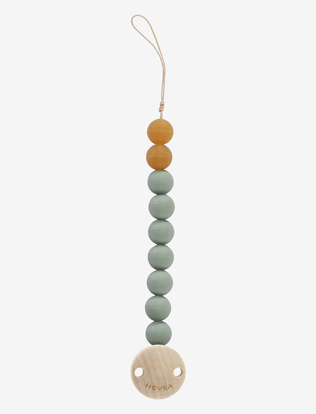 HEVEA Pacifier Holder, natural rubber - HEVEA - SEAFOAM BLUE / multi