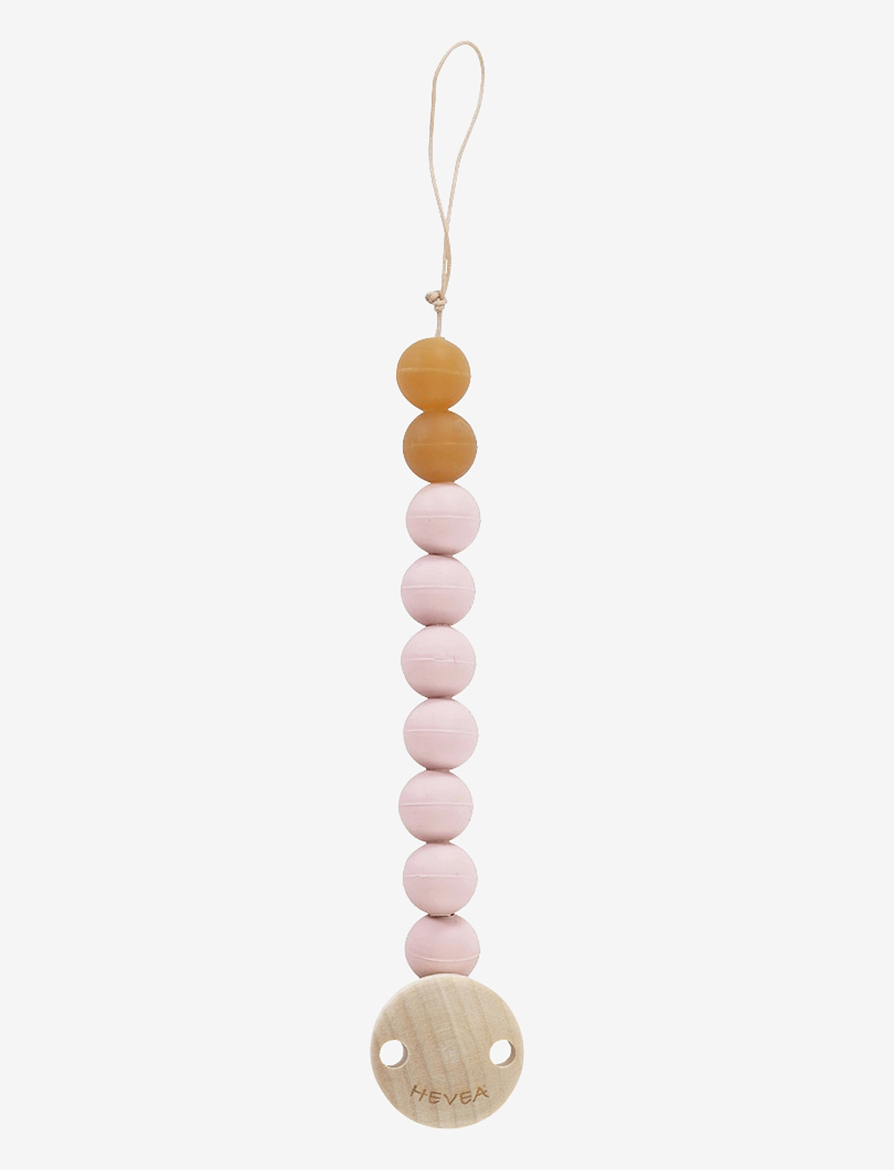 HEVEA - Pacifier Holder, natural rubber - tuttinauhat - powder pink - 0