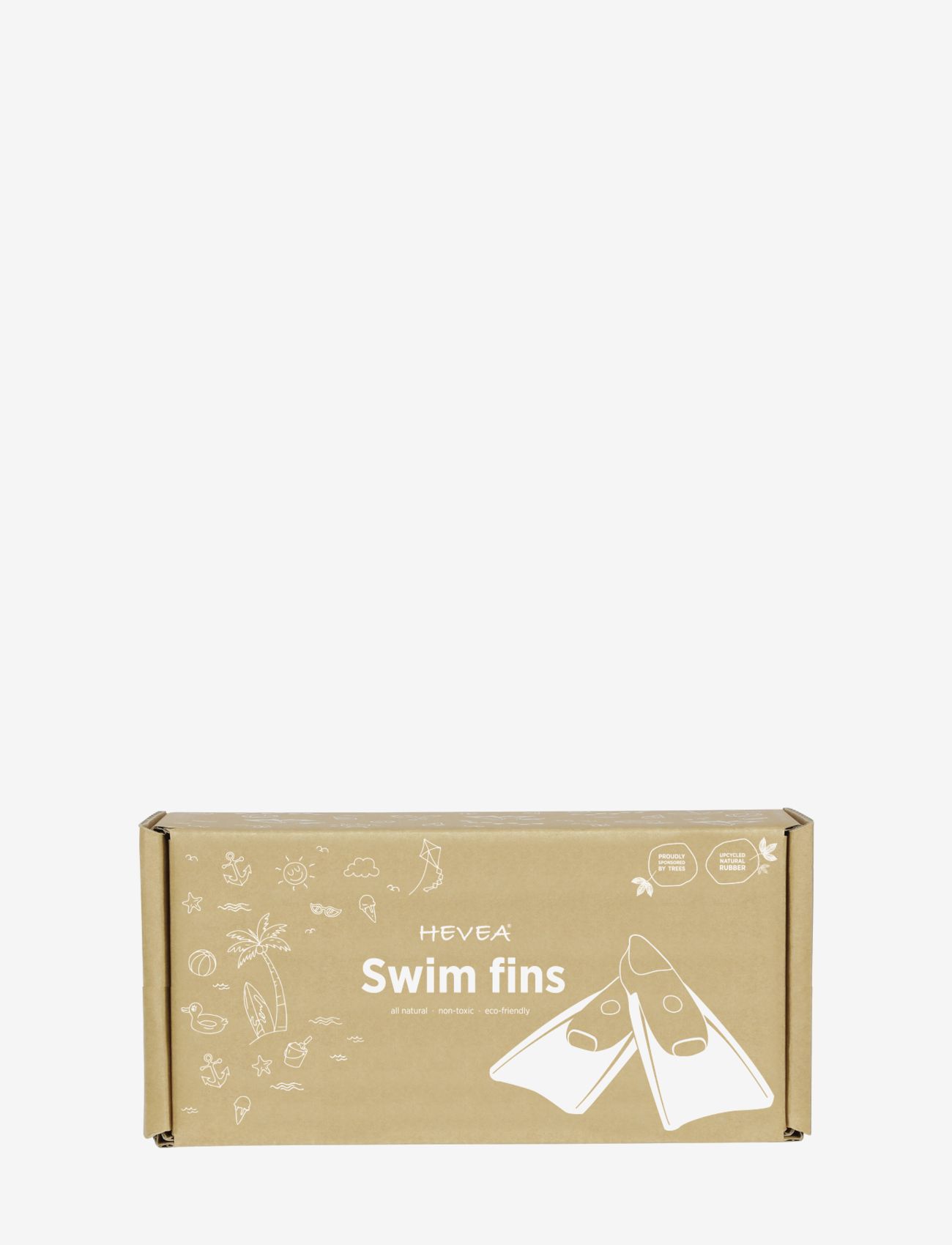 HEVEA - Swimming Fins upcycled - mottled mint - 2