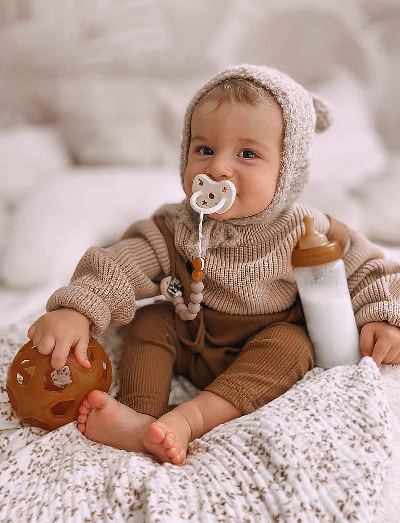 HEVEA - Plastic free baby glass bottle 250 ml - 2 pack - babyflaschen - orange - 3