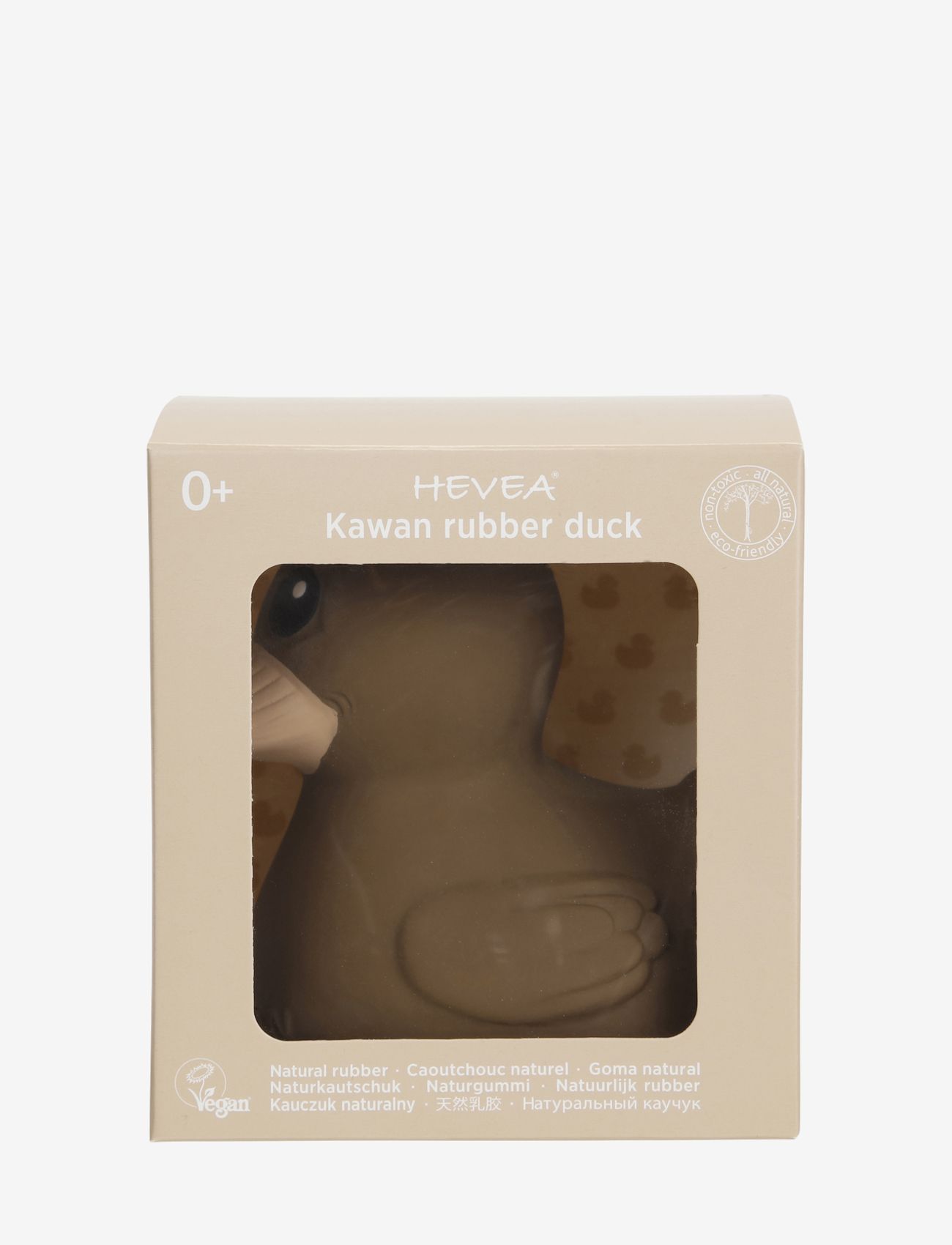 HEVEA - Kawan rubber duck - baden - choco latte - 1
