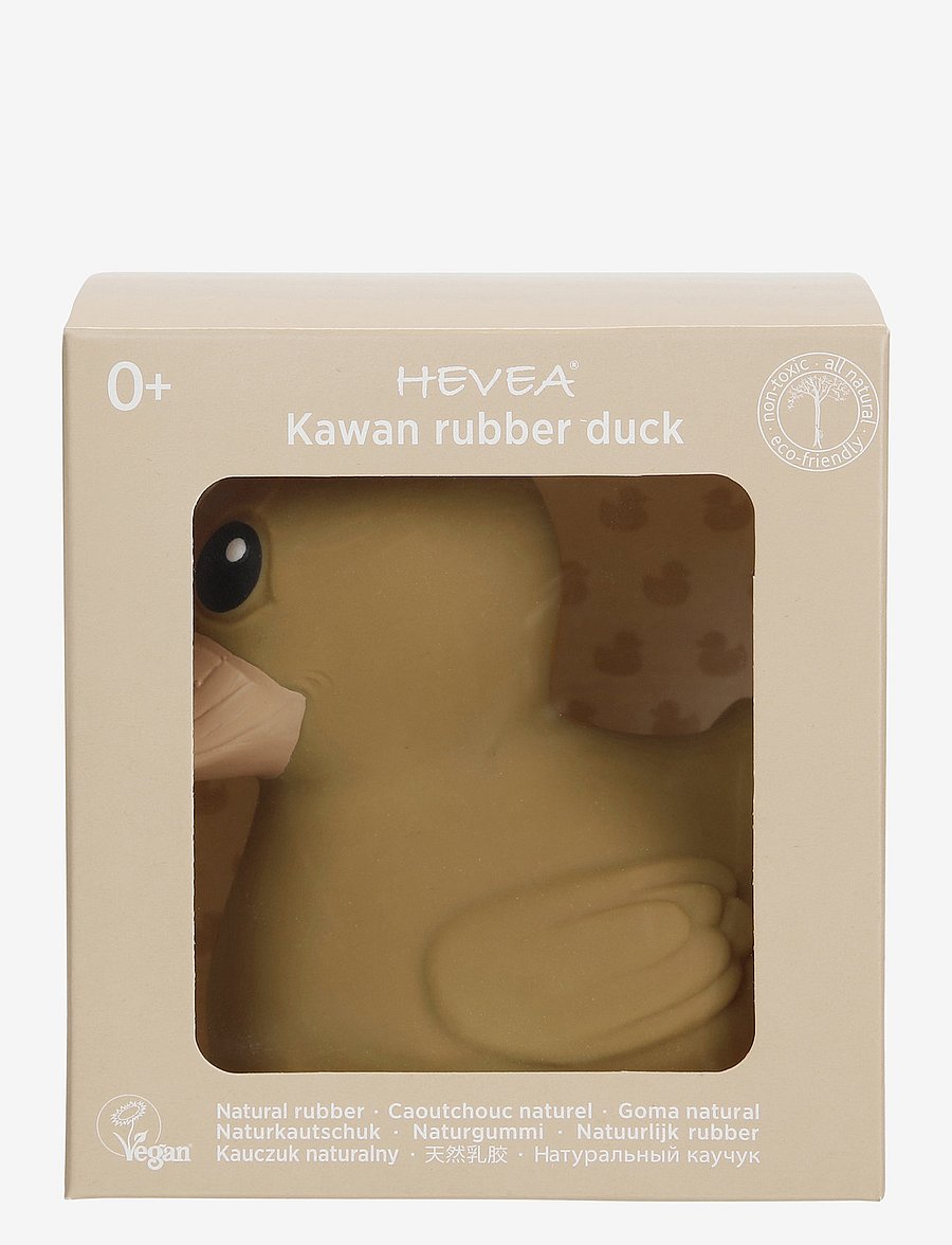 HEVEA - Kawan rubber duck - bath time - golden orchre - 1
