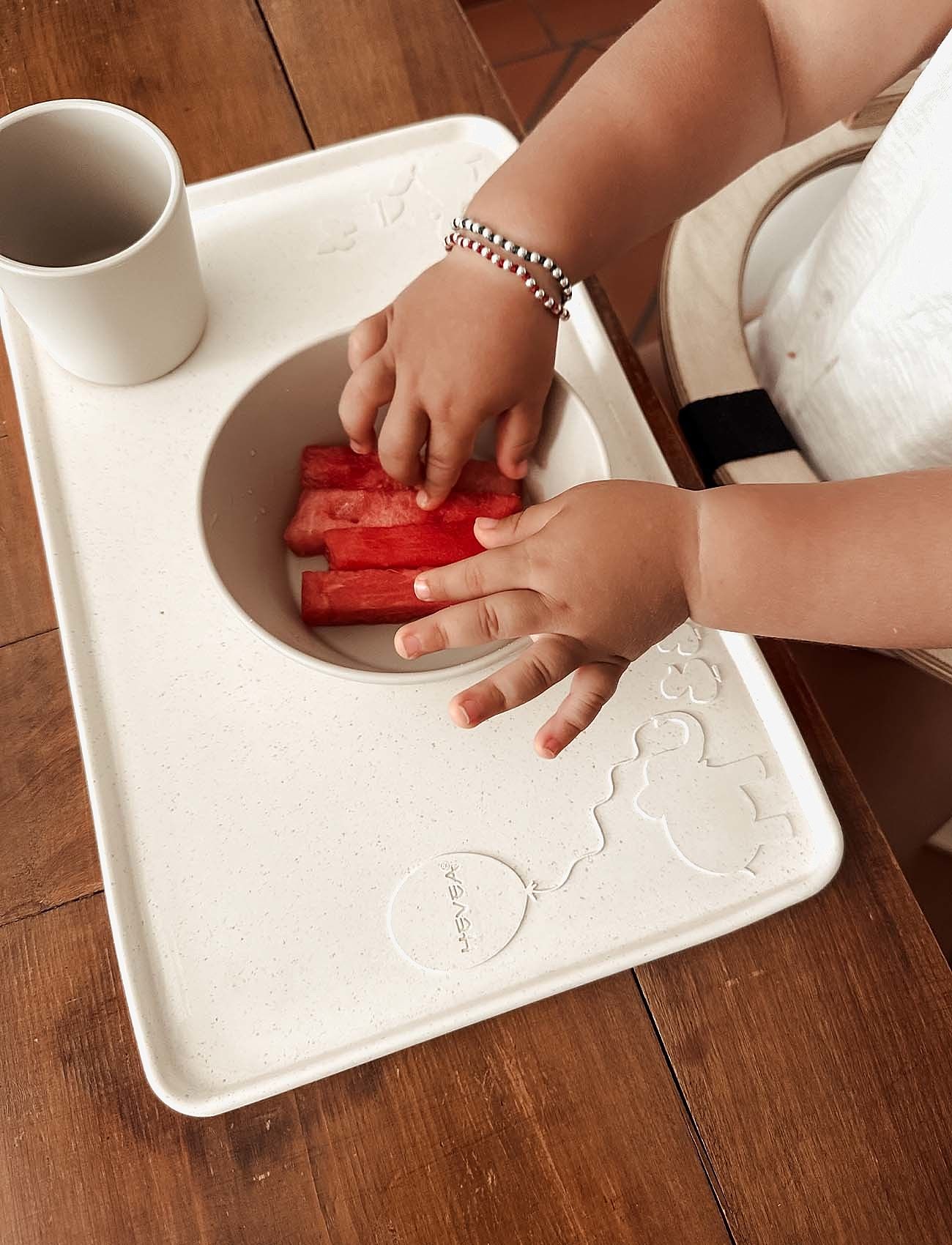 HEVEA - Place mat - söögimatid - sand - 1