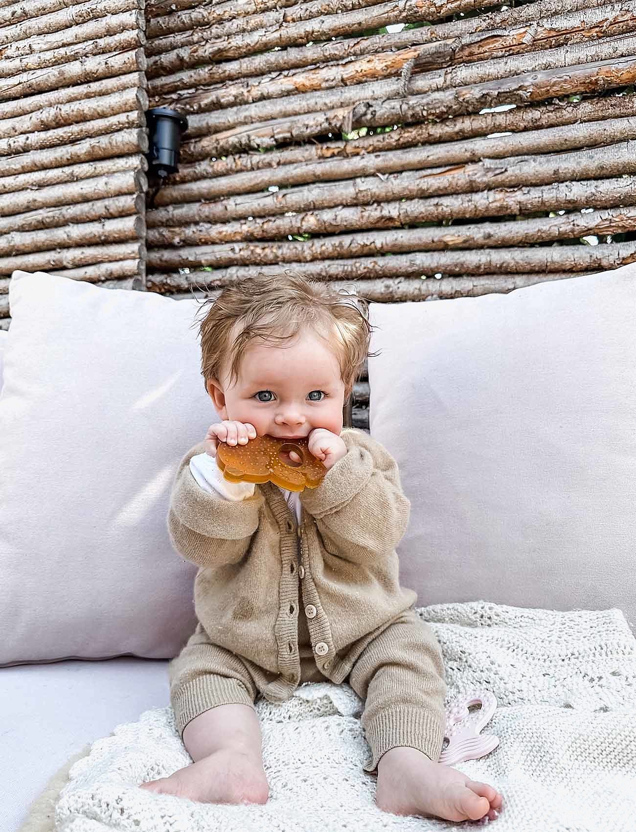 HEVEA - Panda soothing toy - teething toys - natural - 3