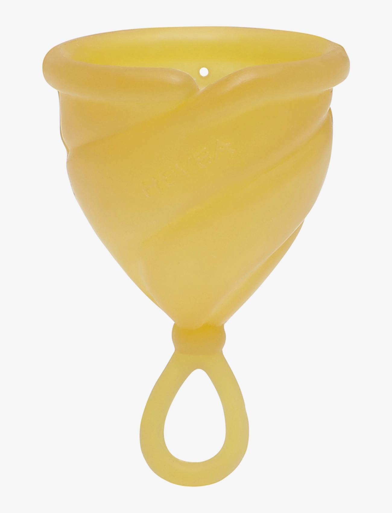 HEVEA LOOP Menstrual Cup - Size 1 - Natural - Menstruationsprodukter - NATURAL / yellow