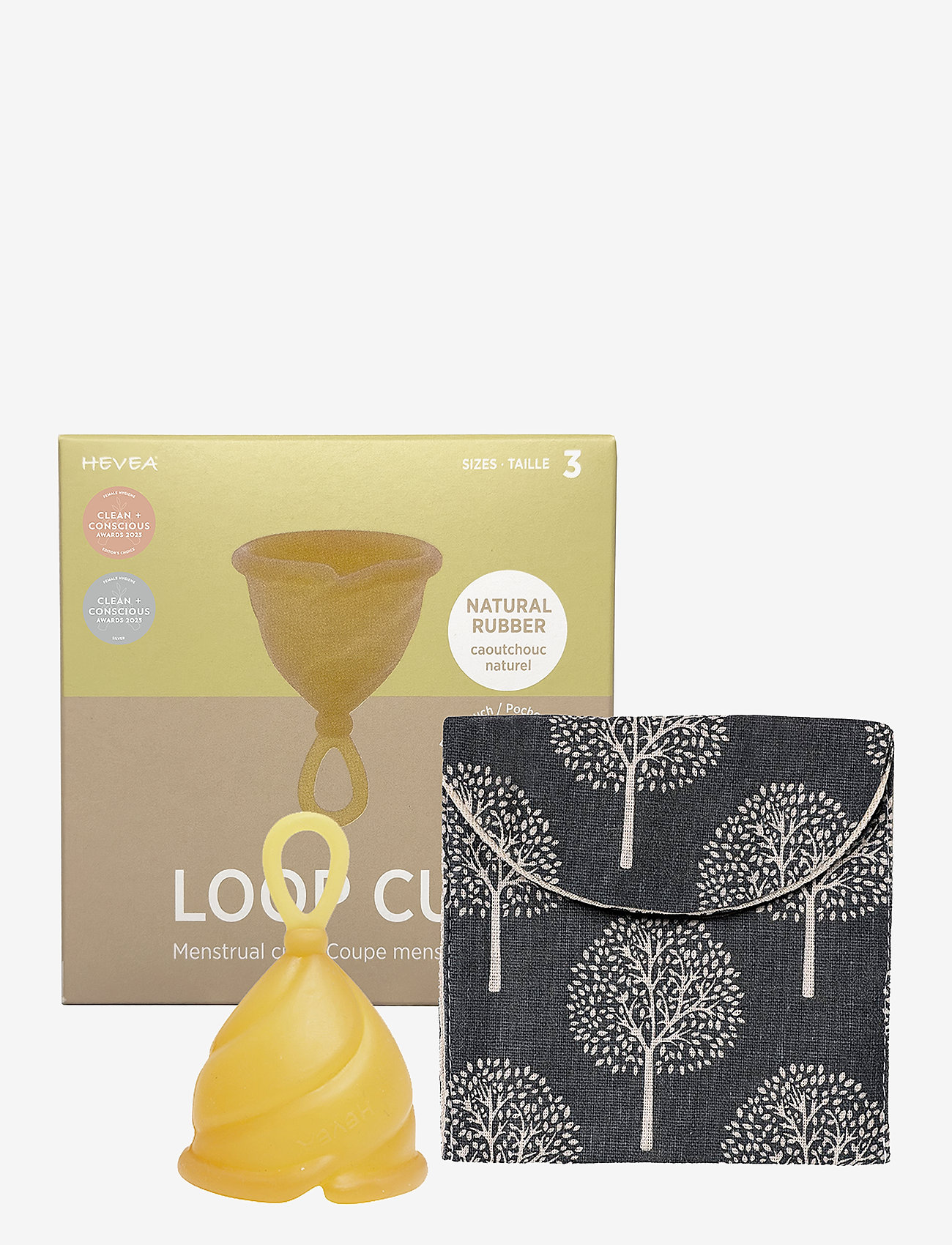 HEVEA - LOOP Menstrual Cup - Size 3 - Natural - mensprodukter - natural - 1