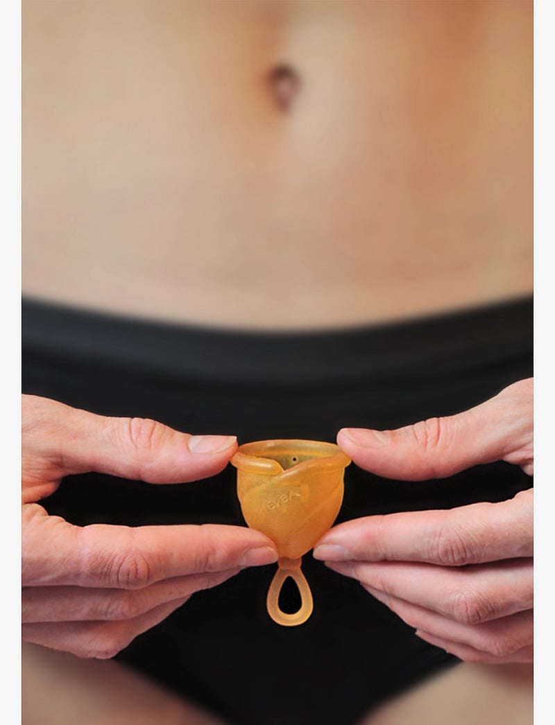 HEVEA - LOOP Menstrual Cup Combo - Sizes 1 & 2 - Golden Blush & Golden Sand - mensprodukter - blush & sand - 3