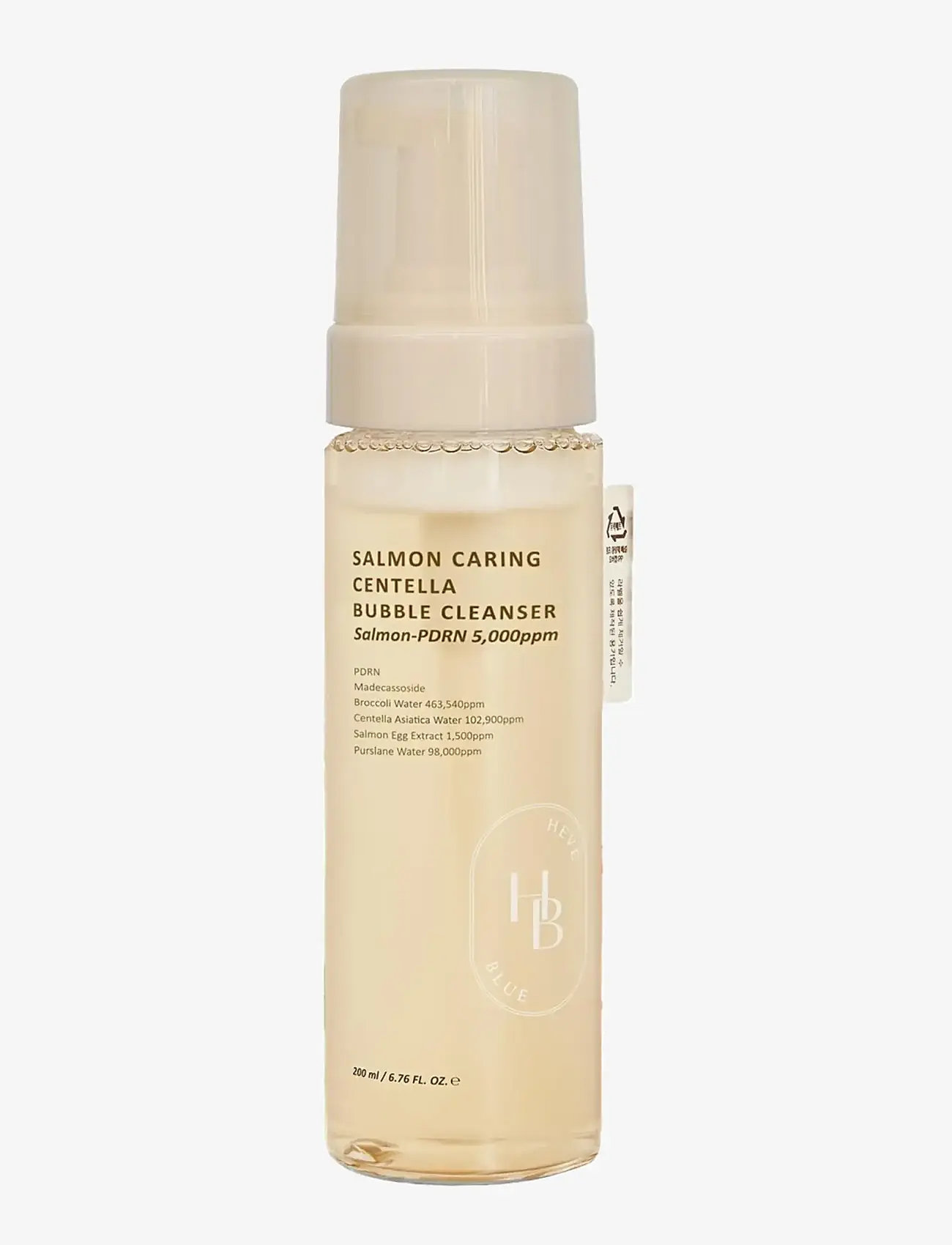 Heveblue - Salmon Caring Centella Bubble Cleanser - clear - 0