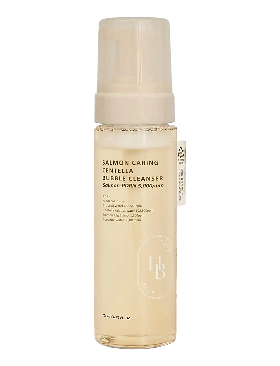 Heveblue - Salmon Caring Centella Bubble Cleanser - puhastusvahud - clear - 0