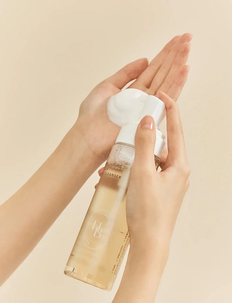 Heveblue - Salmon Caring Centella Bubble Cleanser - puhastusvahud - clear - 1