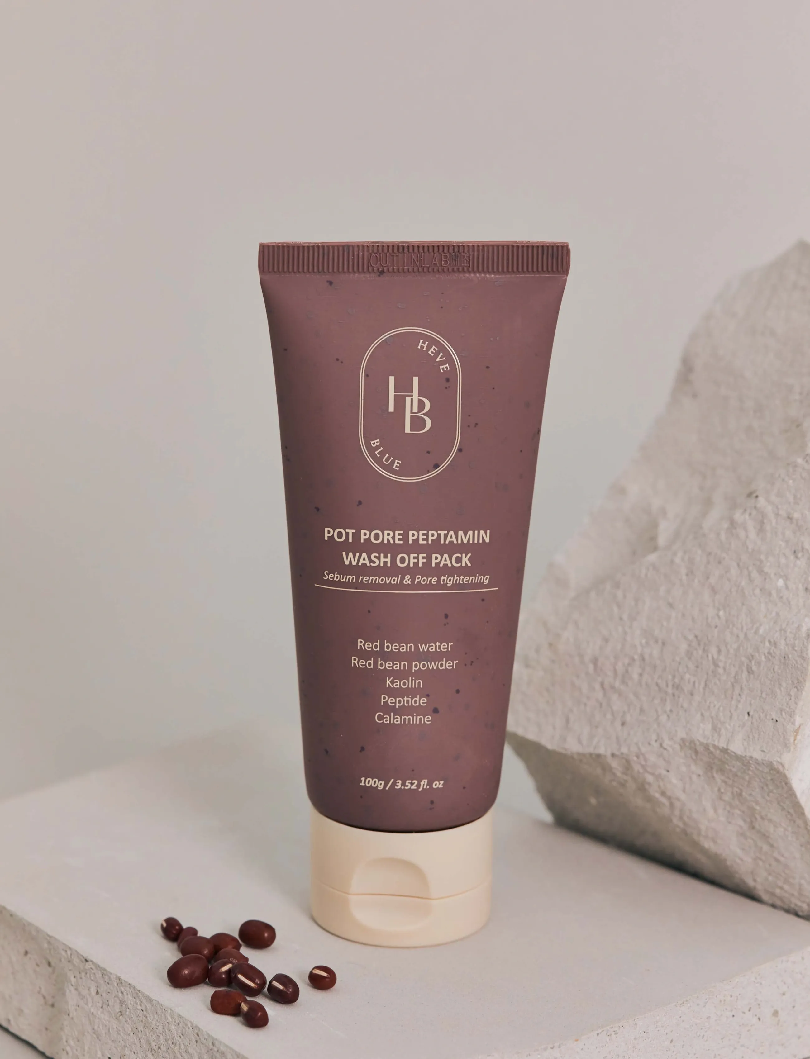 Heveblue - Pot Pore Peptamin Wash Off Pack - ansigtsmasker - clear - 2