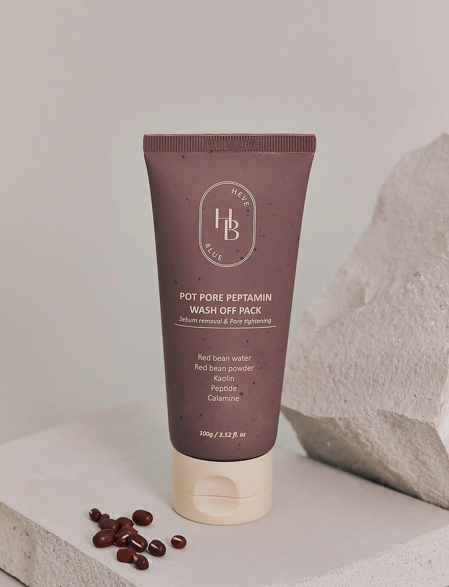 Heveblue - Pot Pore Peptamin Wash Off Pack - maskid - clear - 2
