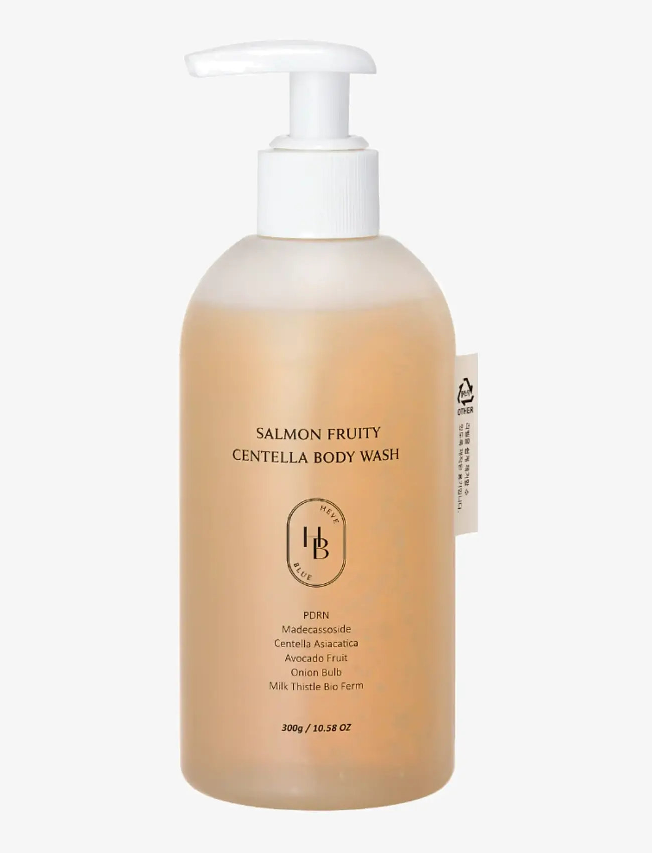 Heveblue - Salmon Fruity Centella Body Wash - shower gel & bruseolier - clear - 0