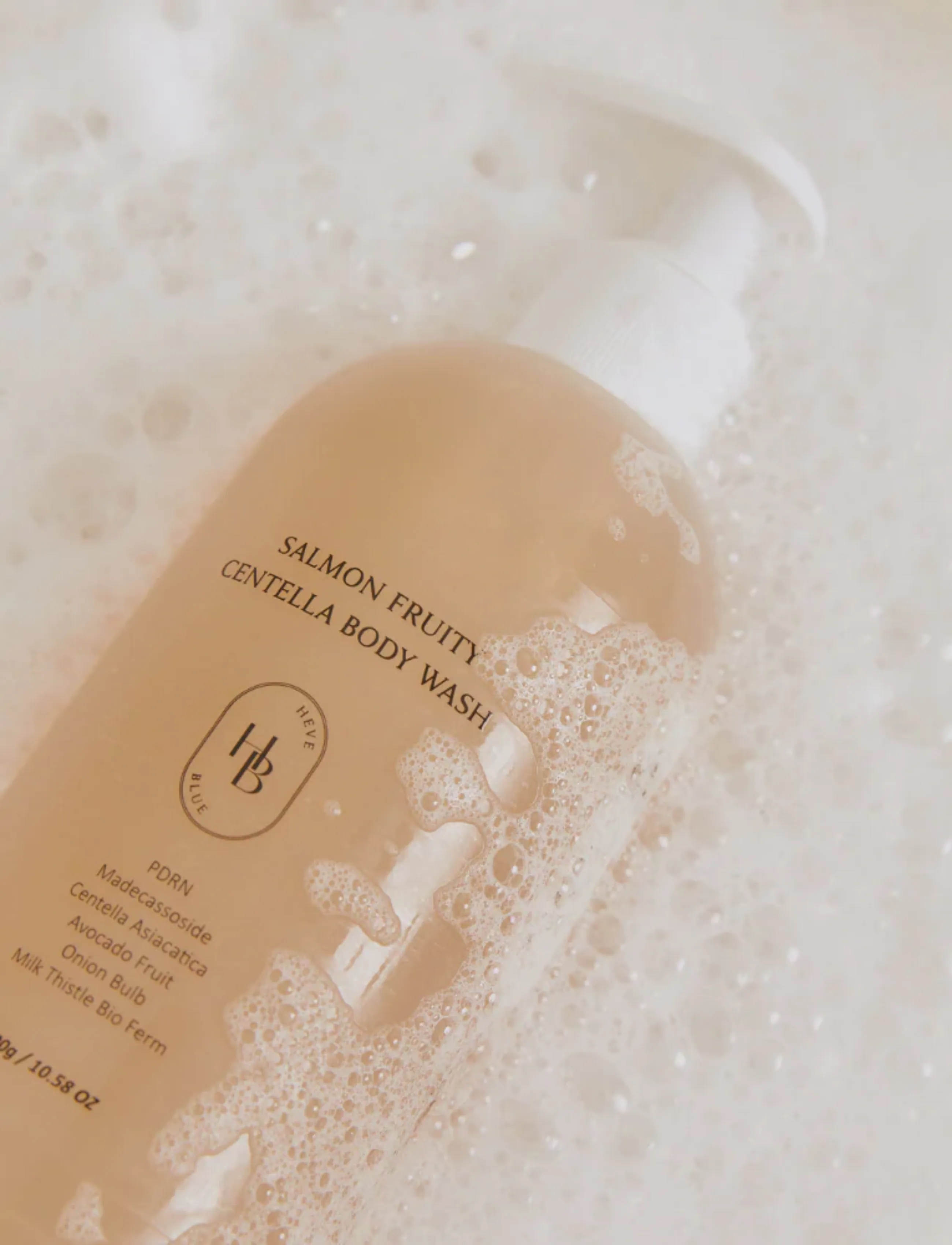 Heveblue - Salmon Fruity Centella Body Wash - dušigeelid ja õlid - clear - 2