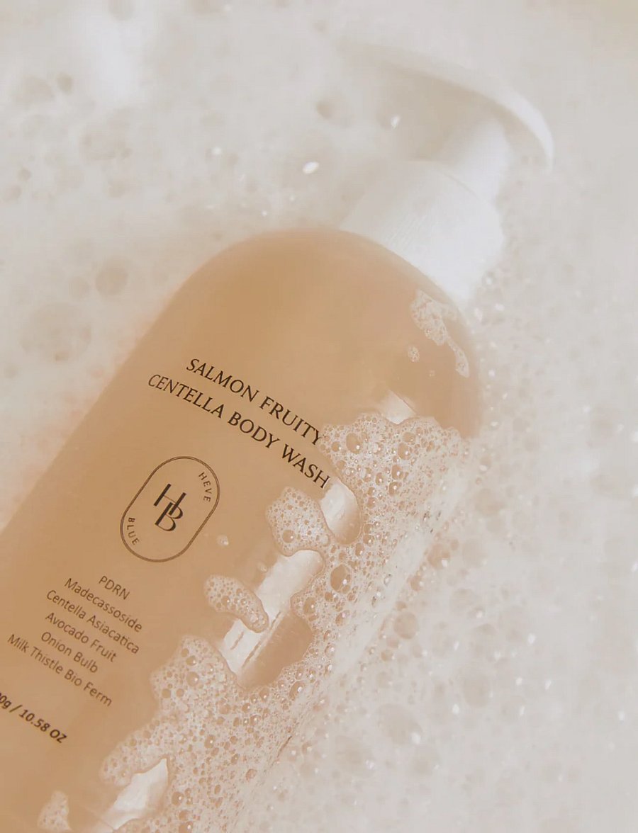 Heveblue - Salmon Fruity Centella Body Wash - dušigeelid ja õlid - clear - 2