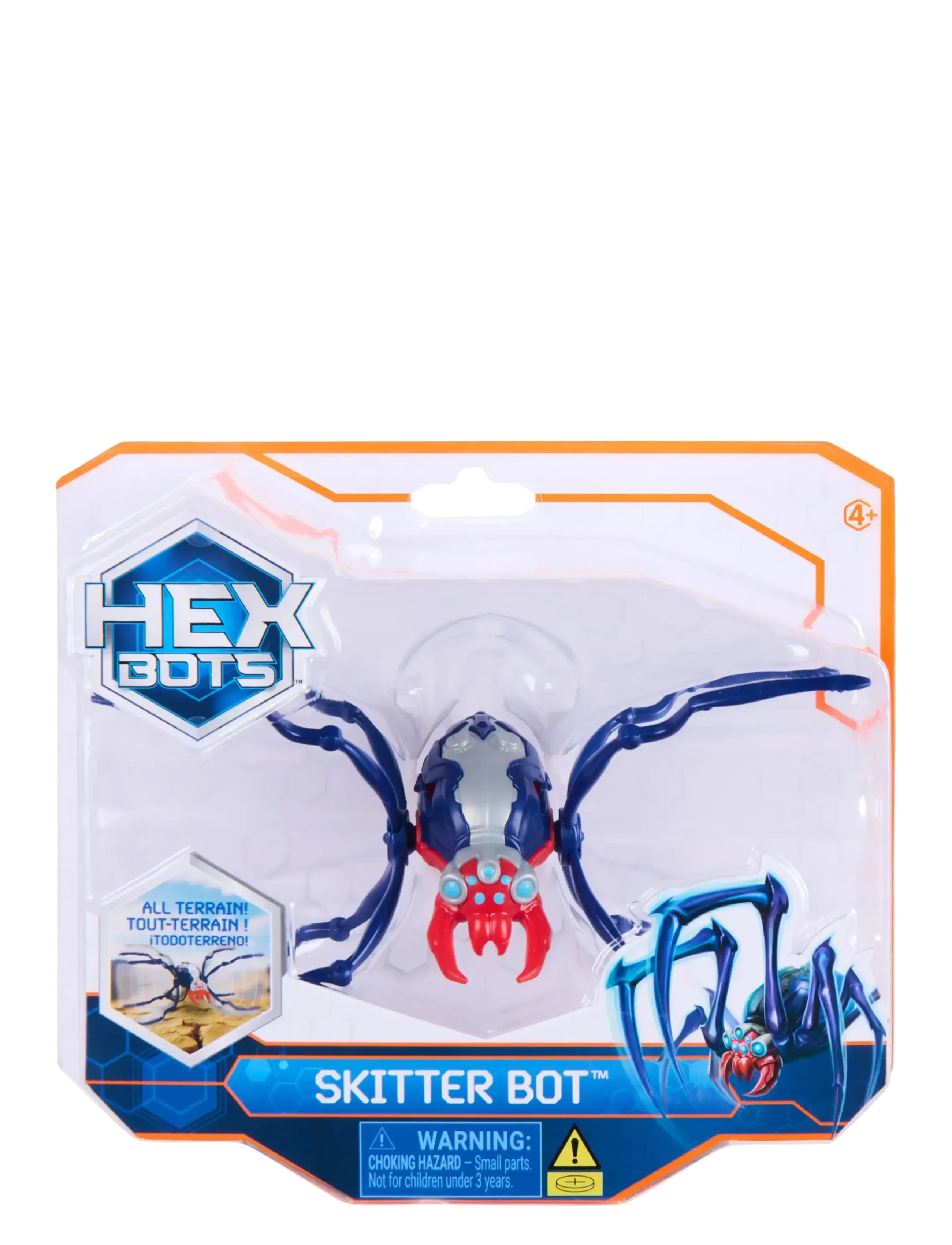 Hex Bots Hex Bots Skitter Bot Spider - Interaktiva djur och robotar - MULTI / blue
